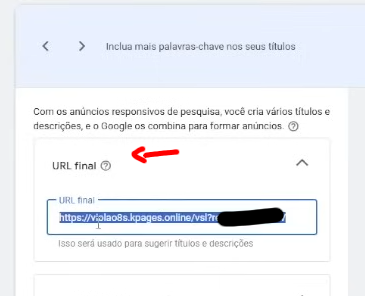 Google Ads URL Final
